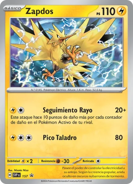 Zapdos (SVP Black Star Promos) #157