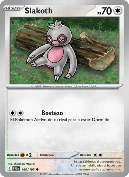 Slakoth (Evoluciones en Paldea) #160