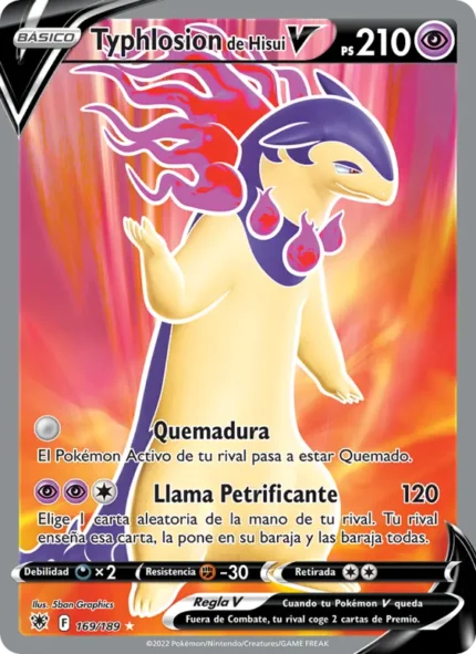 Typhlosion de Hisui V (Resplandor Astral) #169