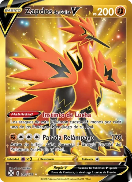 Zapdos de Galar V (Astros Brillantes) #182