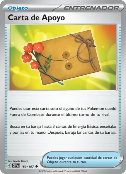 Carta de Apoyo (Llamas Obsidianas) #189