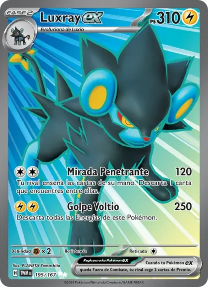 Luxray ex (Mascarada Crepuscular) #195