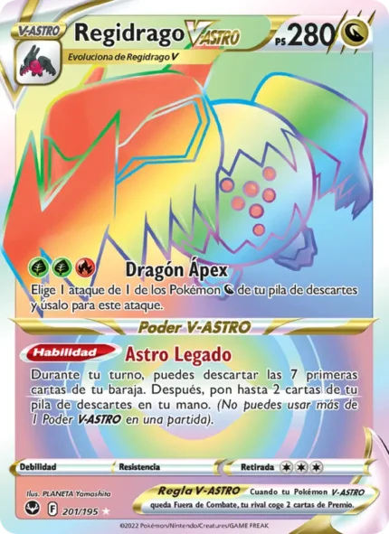 Regidrago V-ASTRO (Tempestad Plateada) #201