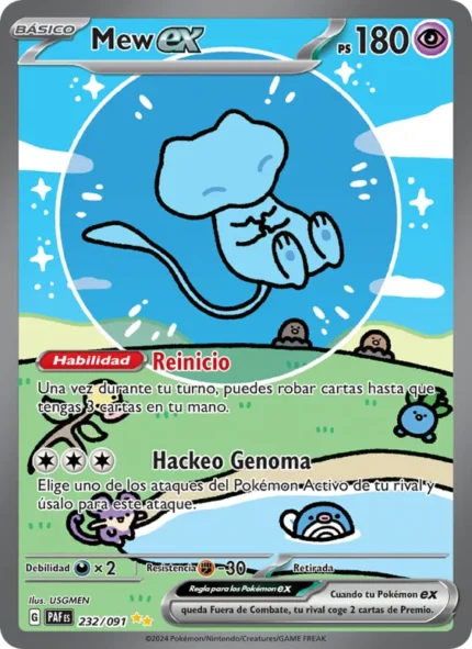 Mew ex (Destinos de Paldea) #232