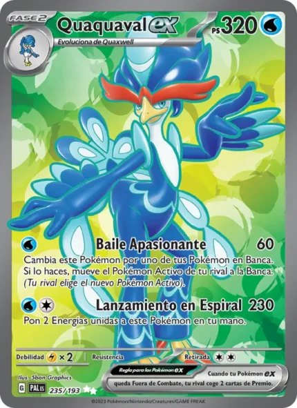 Quaquaval ex (Evoluciones en Paldea) #235