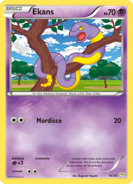 Ekans (Kit de Entrenador XY (Noivern)) #16