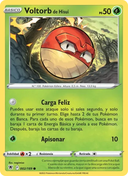 Voltorb de Hisui (Resplandor Astral) #002