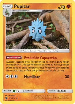 Carta de Pupitar de Truenos Perdidos