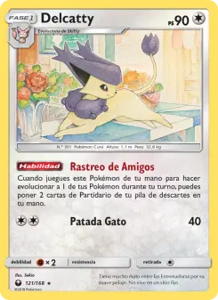 Carta de Delcatty de Tormenta Celestial