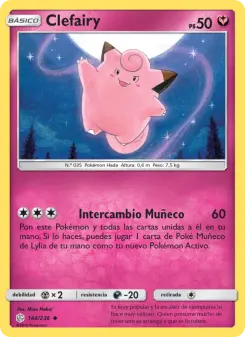 Carta de Clefairy de Eclipse Cósmico