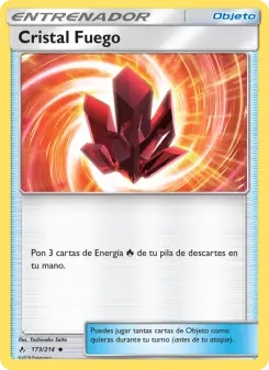 Carta de Cristal Fuego de Vínculos Indestructibles