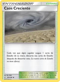 Carta de Caos Creciente de Eclipse Cósmico