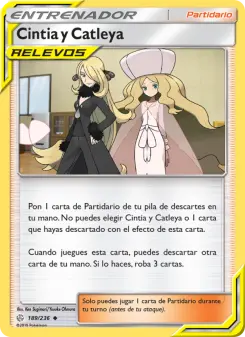 Carta de Cintia y Catleya de Eclipse Cósmico