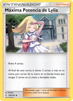 Carta de Máxima Potencia de Lylia de Eclipse Cósmico