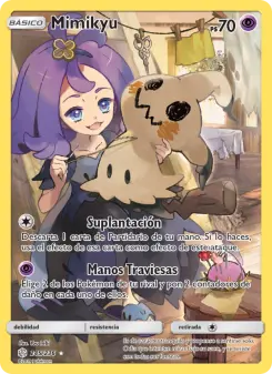 Carta de Mimikyu de Eclipse Cósmico