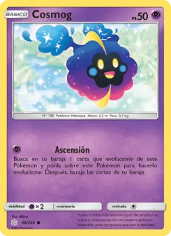 Carta de Cosmog de Eclipse Cósmico