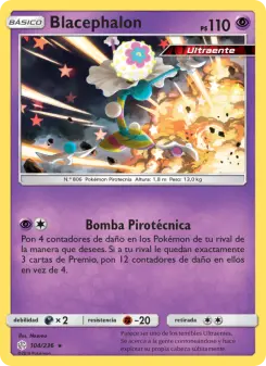 Carta de Blacephalon de Eclipse Cósmico